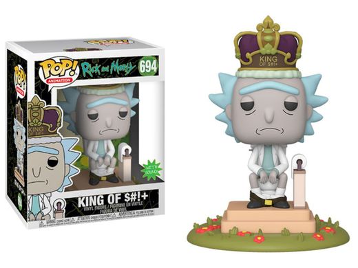 Funko Pop! Deluxe: Rick and Morty - King of $#!