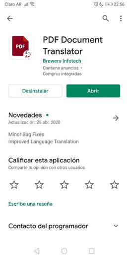 Convertidor de PDF traducido ✨