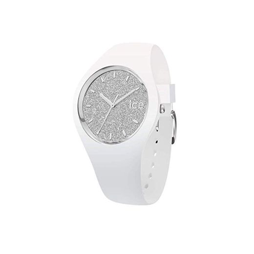 Ice-Watch - ICE glitter White Silver - Reloj bianco para Mujer con