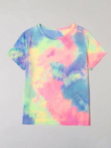 Camiseta multicolor