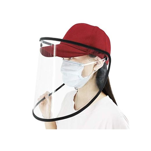 Tapón de seguridad, careta de protección completa Cap anti-salpicaduras de saliva anti-Escupir