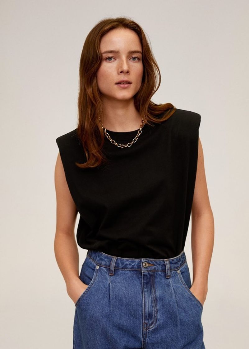 Social T-shirt com chumaços