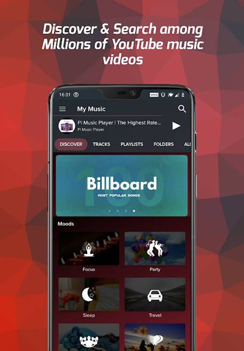 App Pi Reproductor de música - para MP3 ,YouTube music
