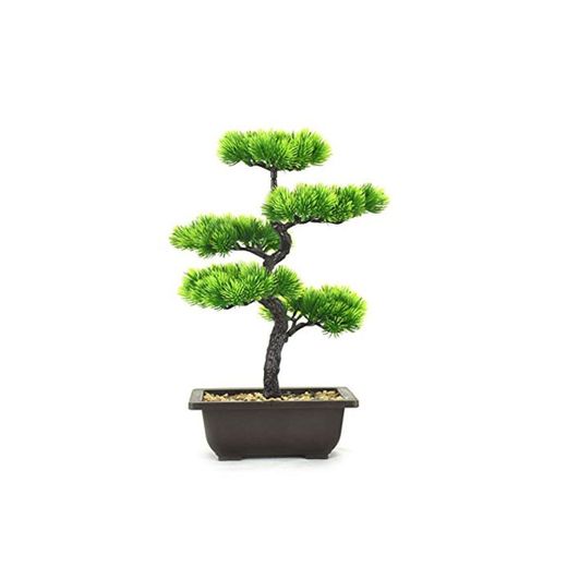 SSINI - Bonsái artificial de pino para decoración de bonsái de pino