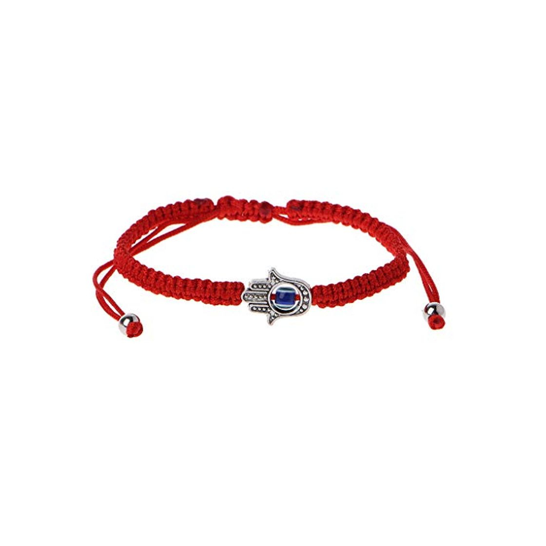 Social Cuigu de Pulseras de Cadena de Hamsa de la Suerte Rojo de
