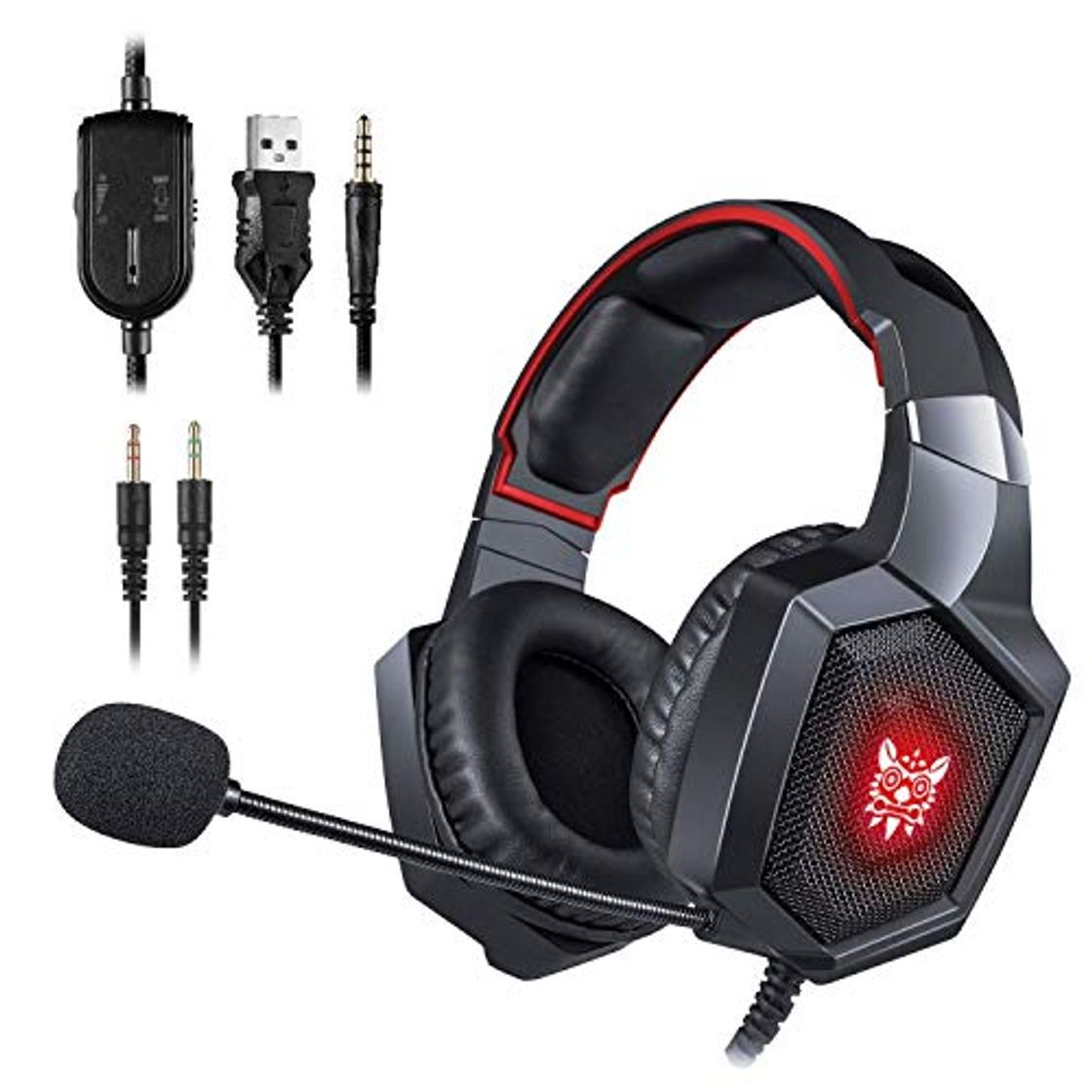 Products Auriculares para Videojuegos Onikuma, K8, Xbox One, estéreo, 3,5 mm, con micrófono,