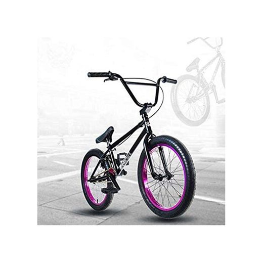 LFSTY Bicicleta BMX Freestyle de 20 Pulgadas para Ciclistas Principiantes a avanzados