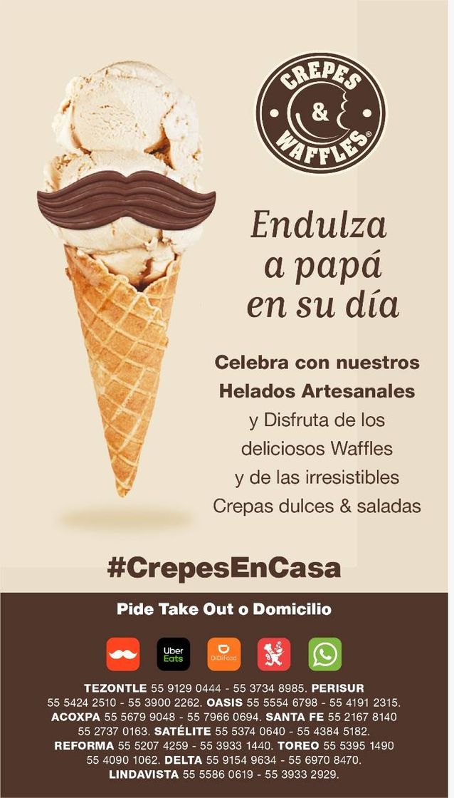 Restaurants Crepes & Waffles Paseo Acoxpa