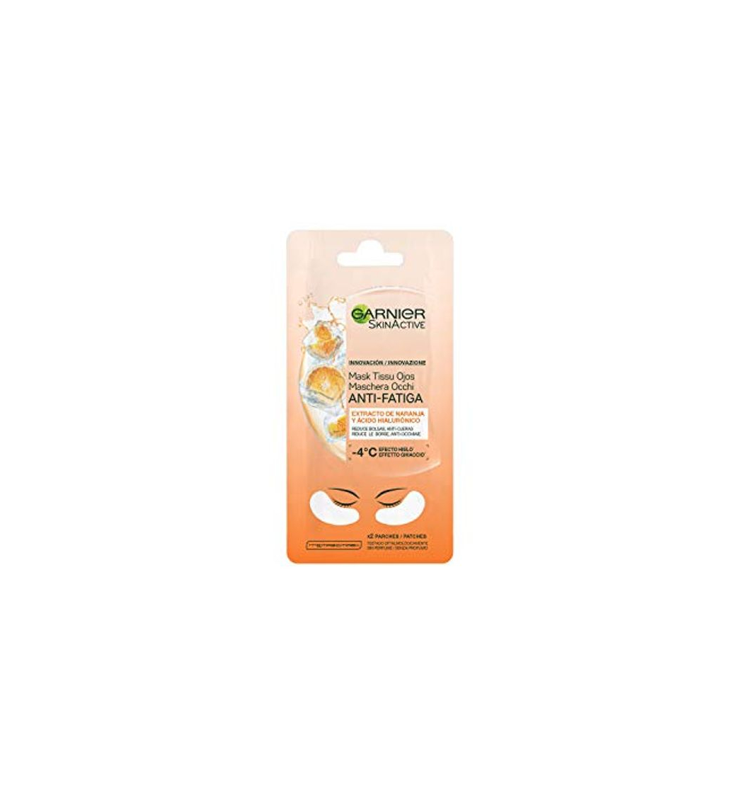 Belleza Garnier Skin Active Mascarilla de Tela Contorno de Ojos Anti-Fatiga y Anti-Ojeras