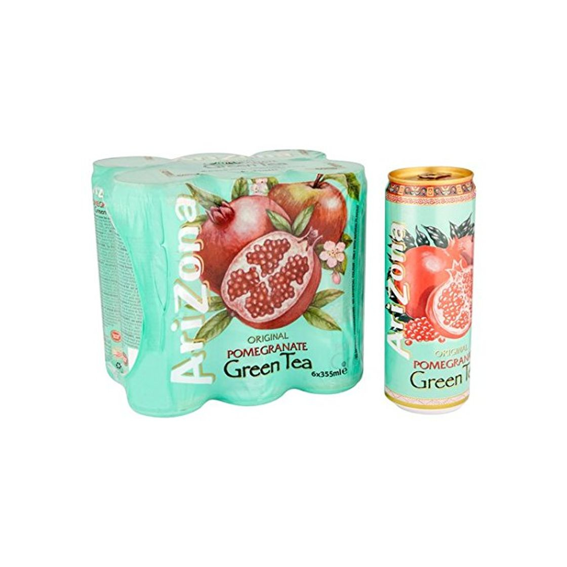 Producto AriZona granada té verde 6 x 330 ml