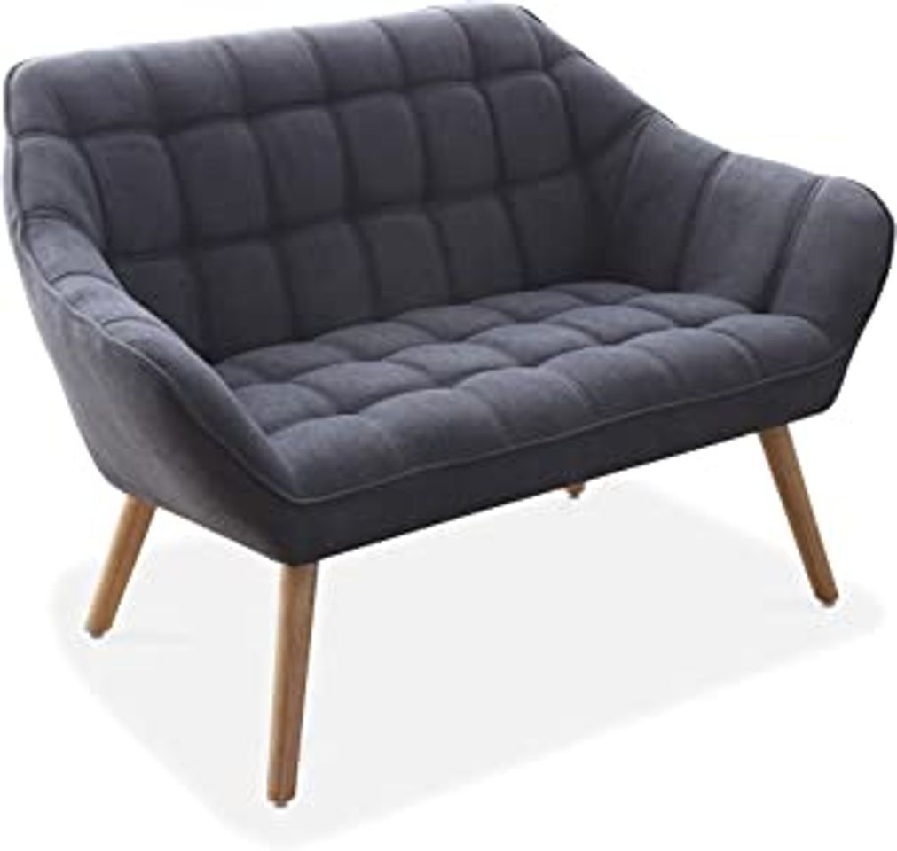 Social Don Descanso, Sofá Cama 3 plazas Reine, Tapizado en Tela, Color Gris