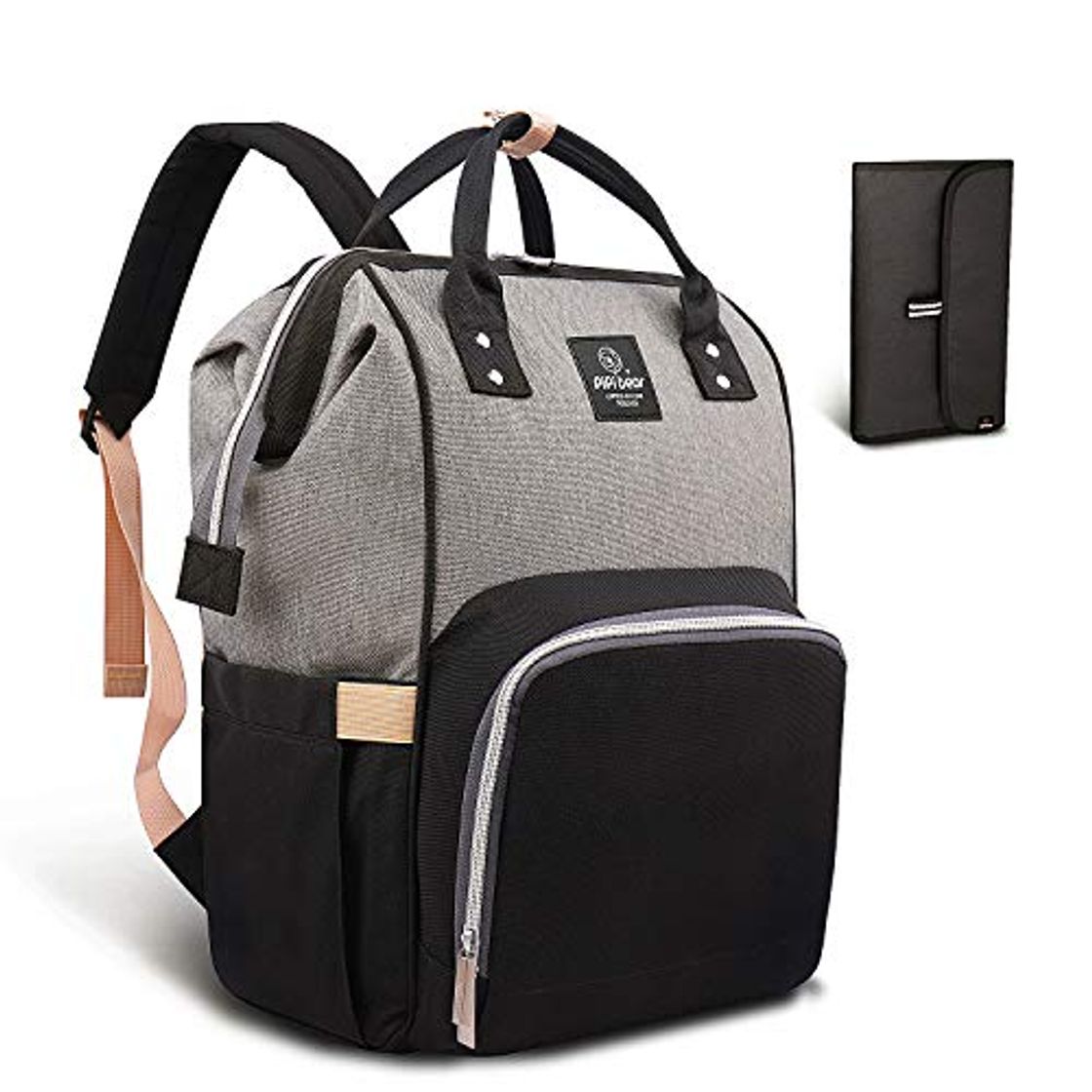 Social HEYI Mochilas para Pañales de Viaje - con Bolsa de Preservación de