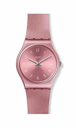 Swatch Reloj Analógico para Mujer de Cuarzo con Correa en Silicona GP161