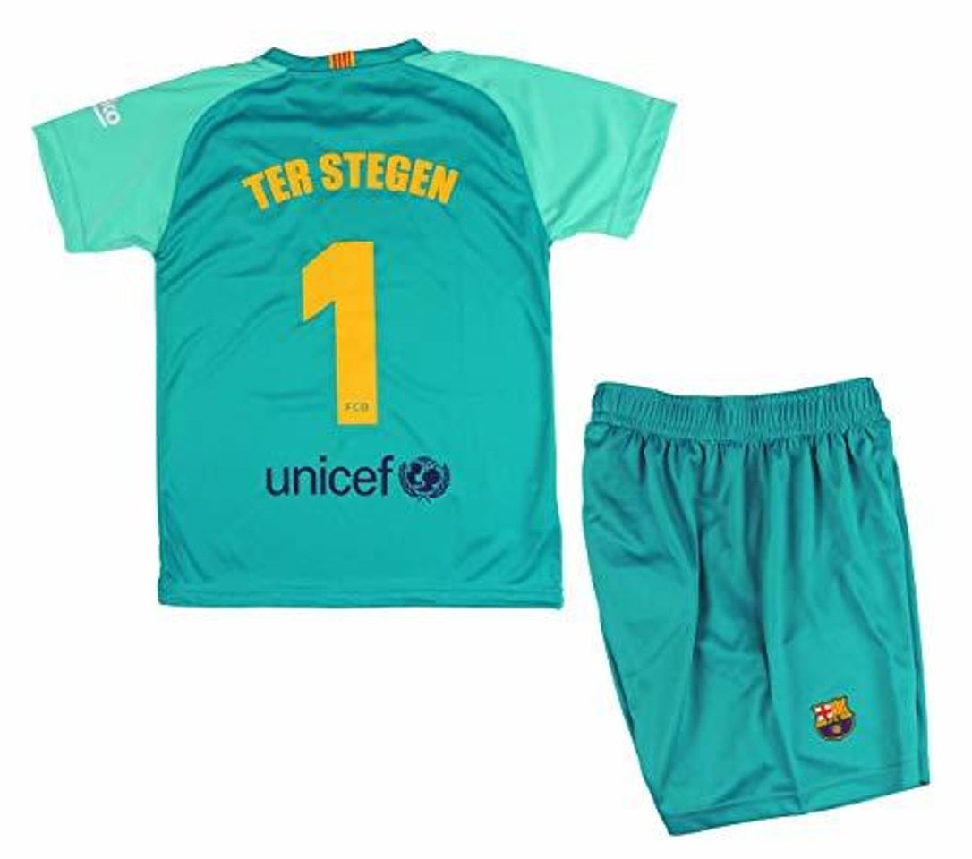 Social FCB Conjunto Camiseta y Pantalón Primera Equipación Infantil TER Stegen del FC