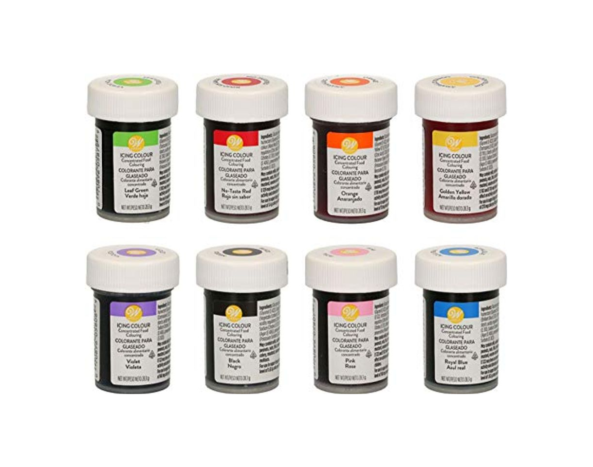 Social bakeryteam Colorantes alimentarios Wilton en set de 8 unidades