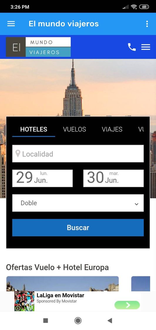 App El mundo viajeros