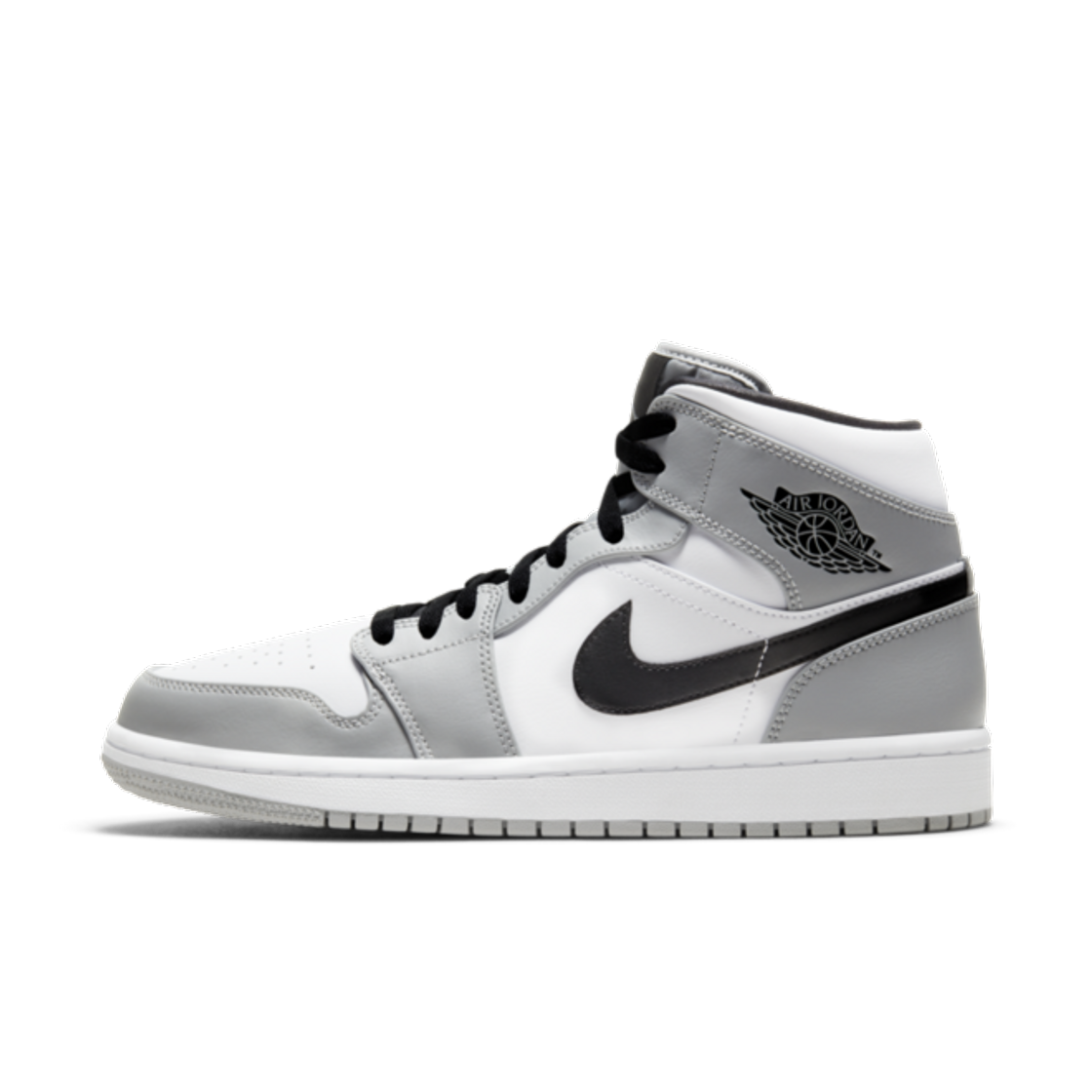 Fashion Jordan 1 Mid Light Smoke Grey