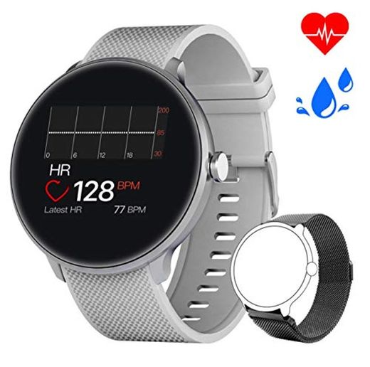 Bebinca Smartwatch Reloj Inteligente con Cronómetro, Pulsera Actividad para Deporte,Reloj de Fitness