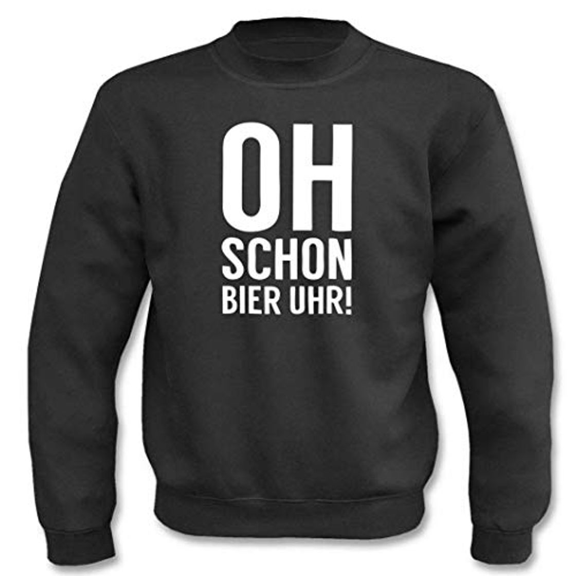 Moda Textilhandel Hering Jersey – Oh Schon cerveza Reloj Negro XXXXXL