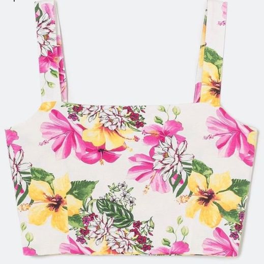 Cropped floral