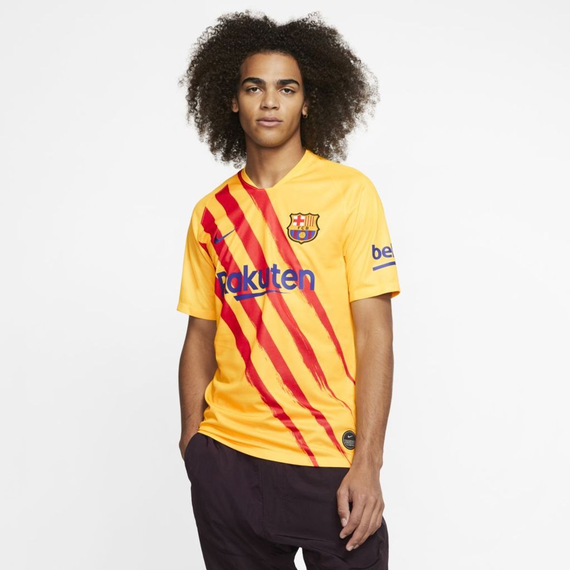 Fashion Camisa do Barcelona Torcedor Senyera 2019/20.