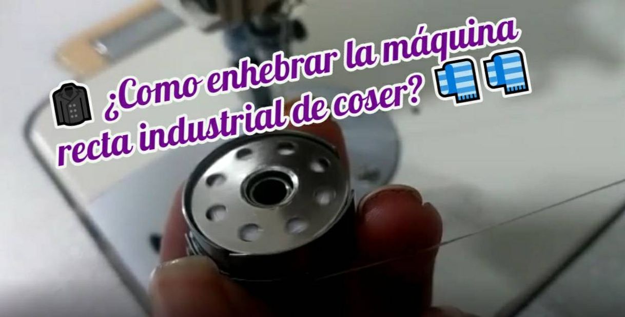 Fashion Como enhebrar una máquina de coser industrial