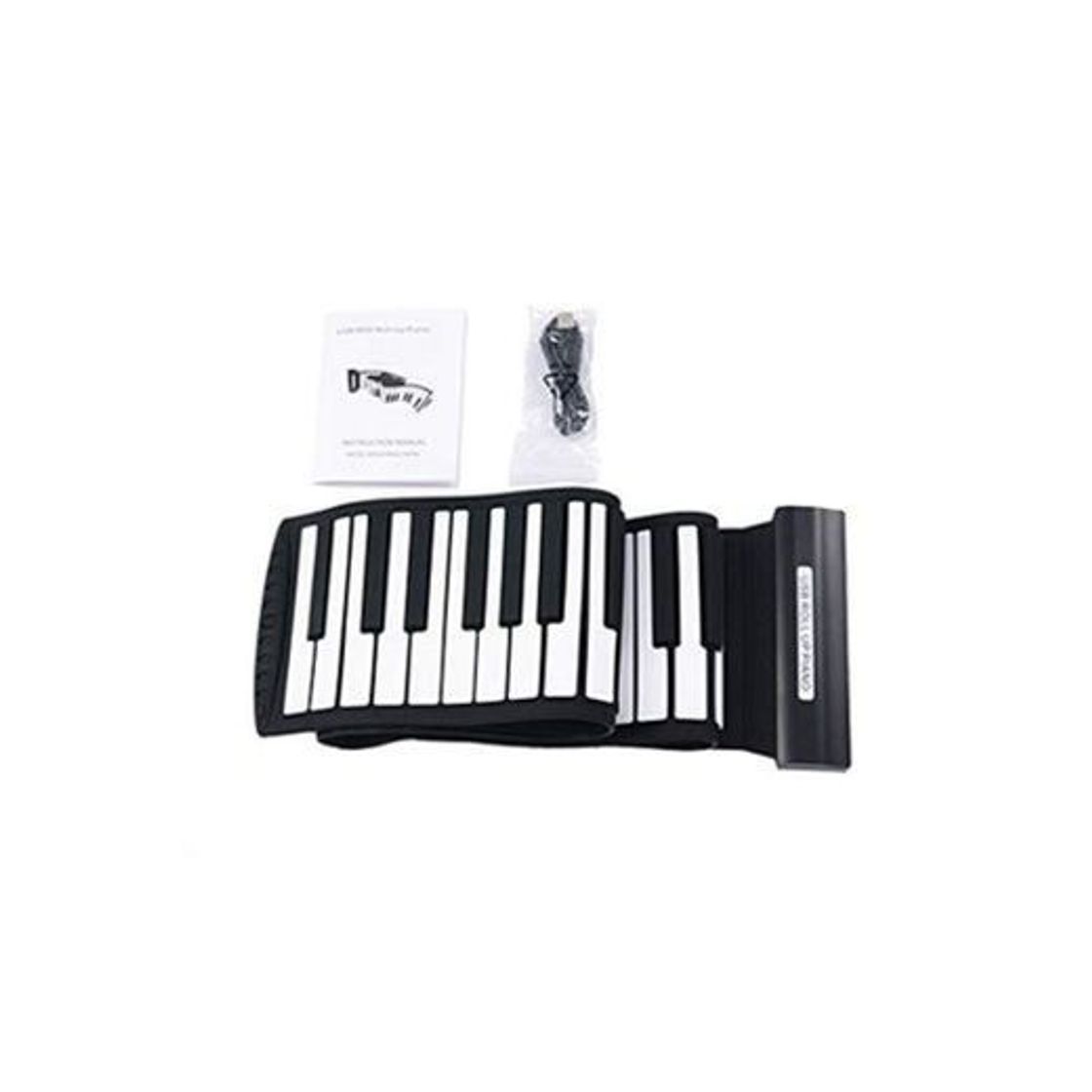 Product XuZeLii ELECTRONI Teclados USB Midi De 88 Teclas Gruesa De Silicona Blanda Flexible De Plegado Eléctrico Enrollar Teclado De Piano Grabar La Programación Digital Rollo de la Mano del Teclado