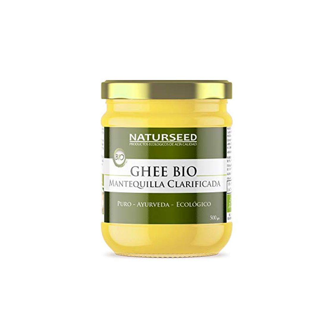 Product Naturseed Ghee Organico - Mantequilla Clarificada Bio Pura Ayurveda - Organic Butter