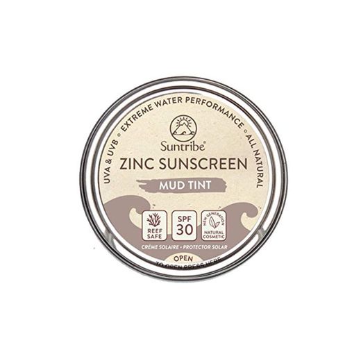 Protector Solar Natural de Zinc Cara & Deporte Suntribe - FPS 30