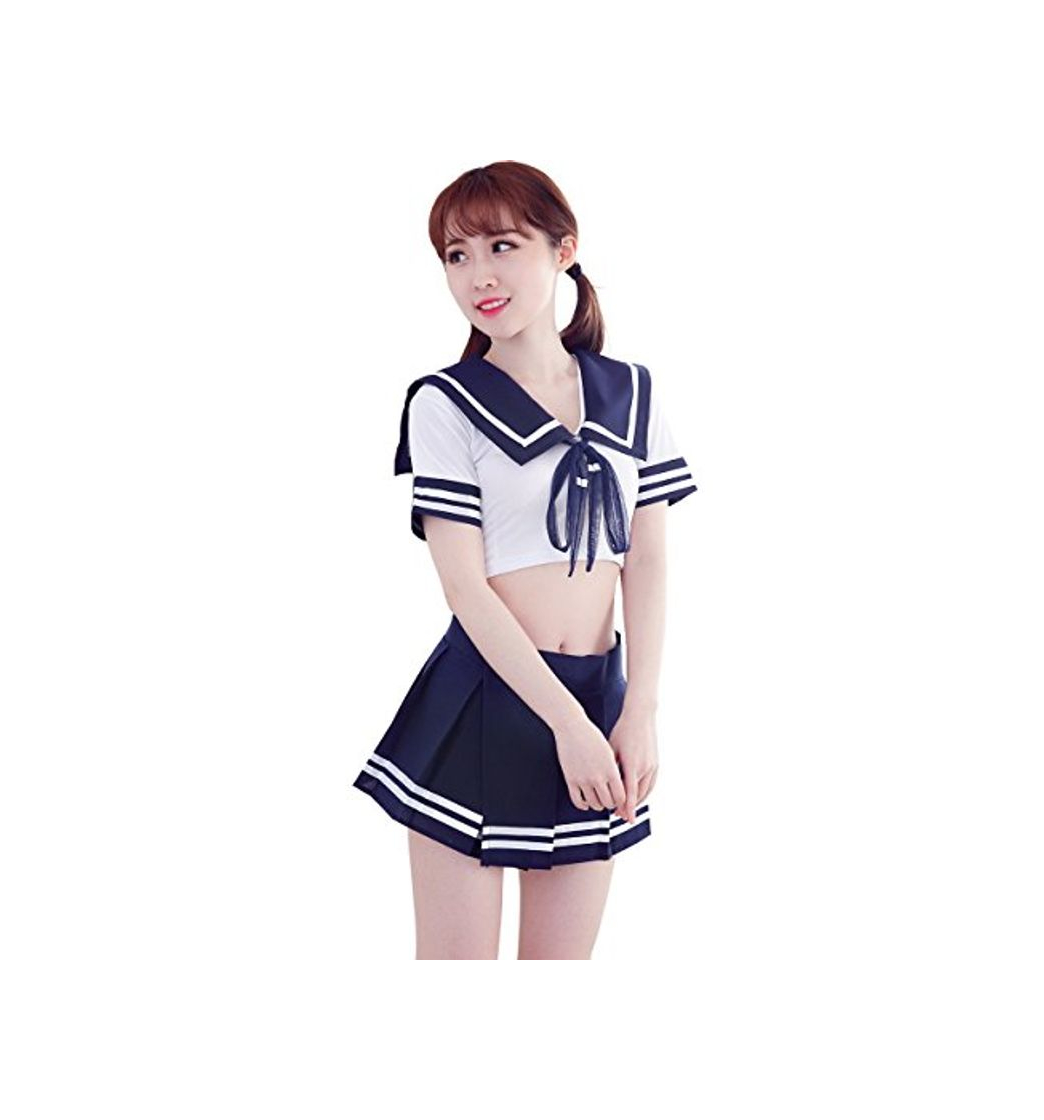 Products PENGSSTYLE Mujer Lencería Japonesa Uniforme Escolar Marinero Disfraz Traje de Cosplay con