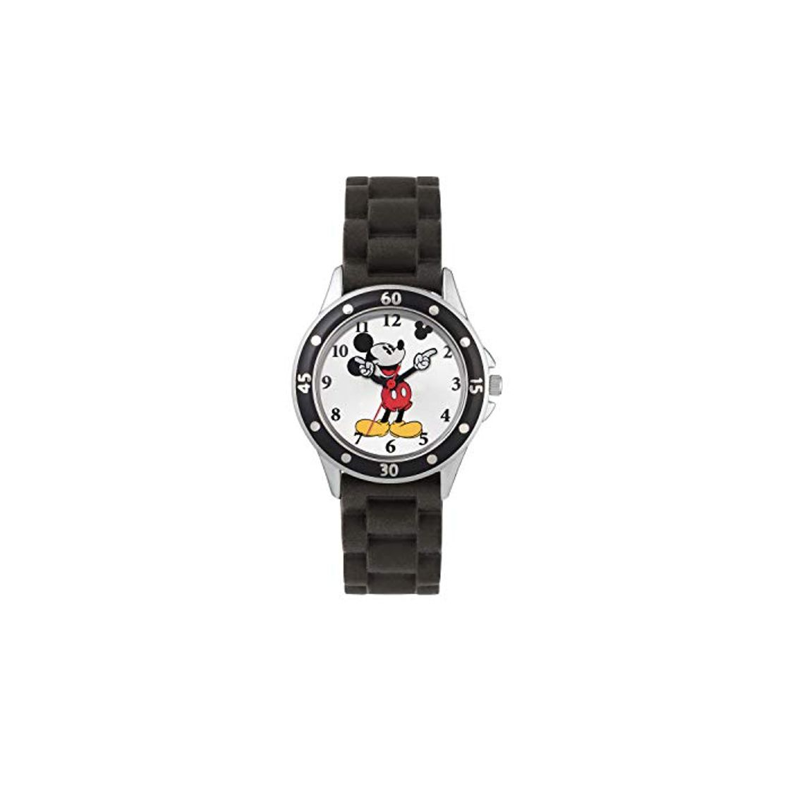 Fashion Mickey Mouse Reloj Analógico para niños de Cuarzo con Correa en Caucho MK1195