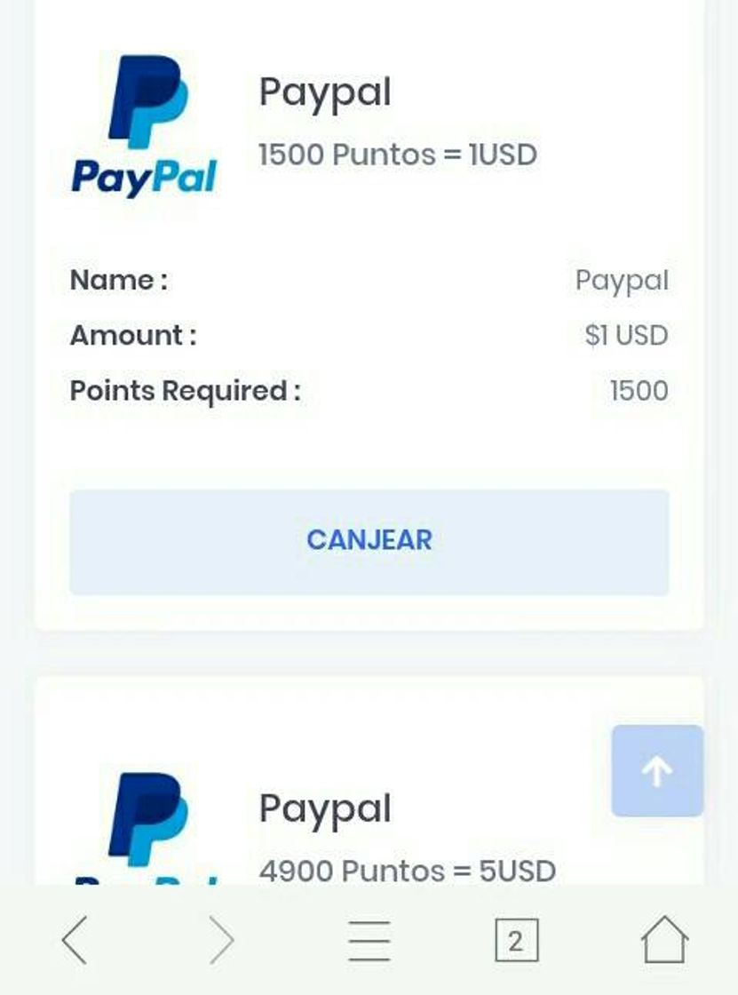 Moda PayPal money.