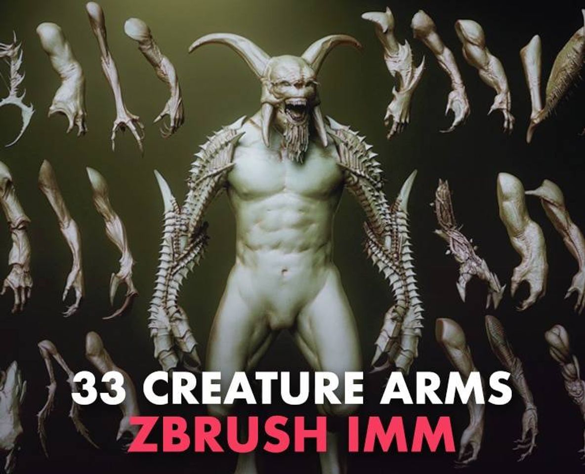 Moda ARMS – 33 Creature Arms ZBrush IMM