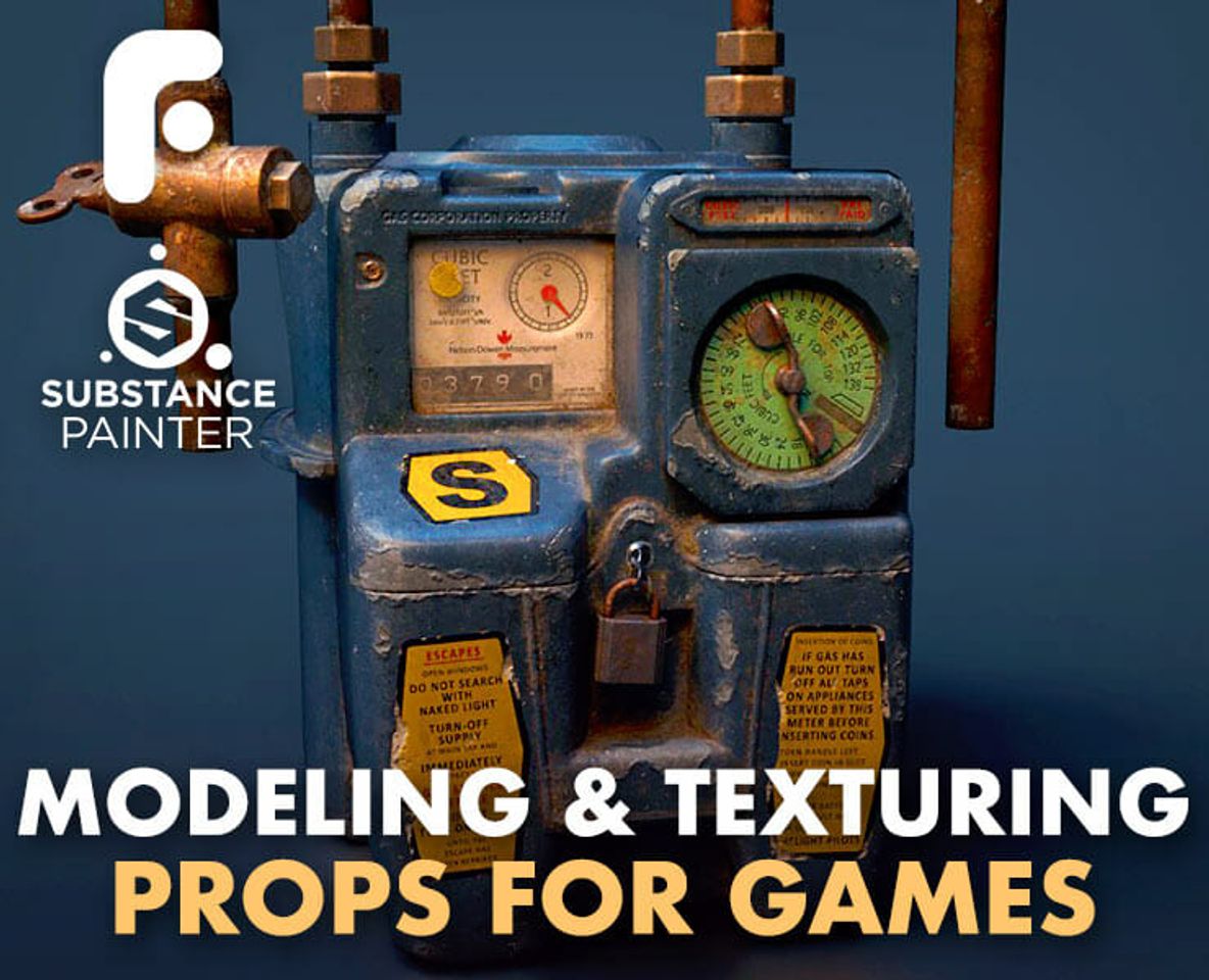 Moda Modeling & Texturing Props for Games