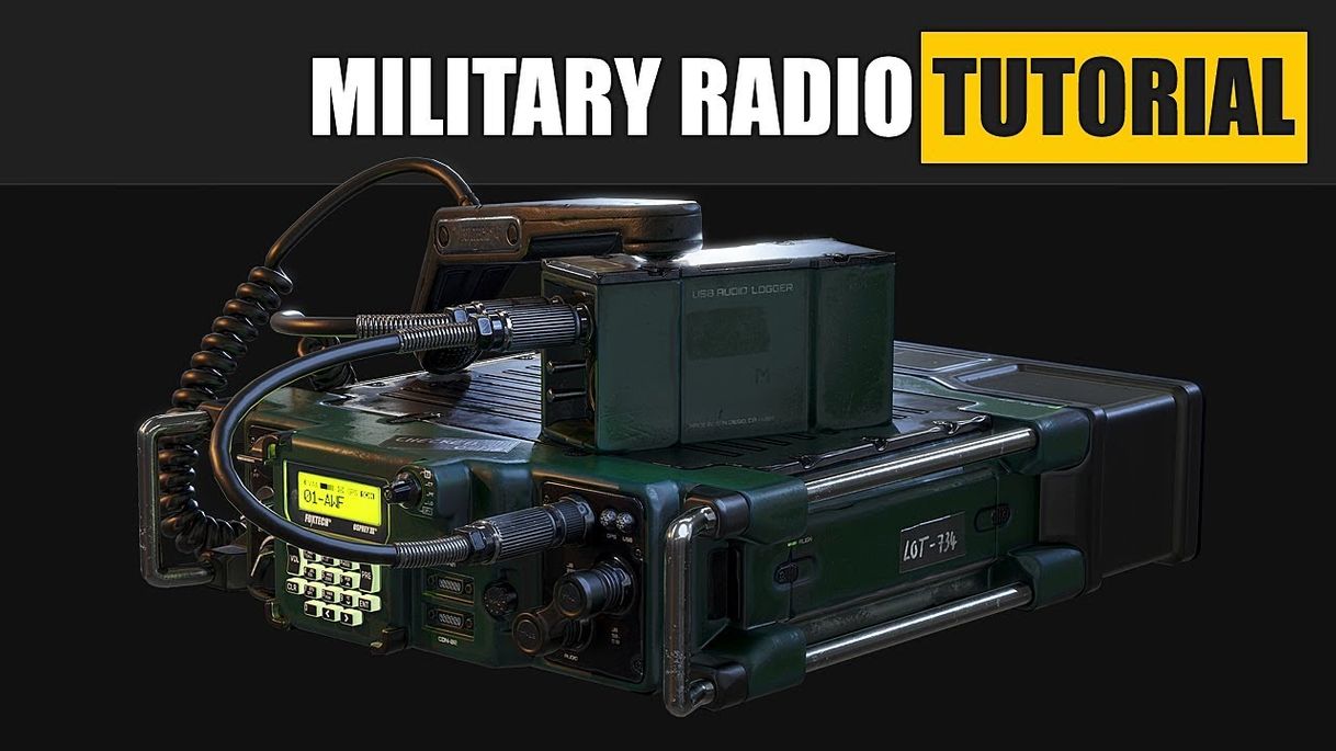 Moda Military Radio – Modeling & Texturing Complete Edition