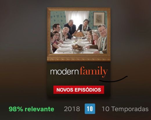 Família Moderna é uma série de comédia leve muito boa