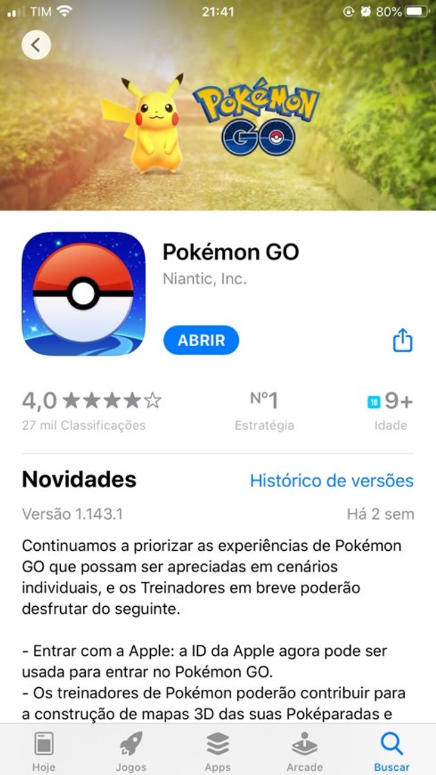 Moda Pokemon GO