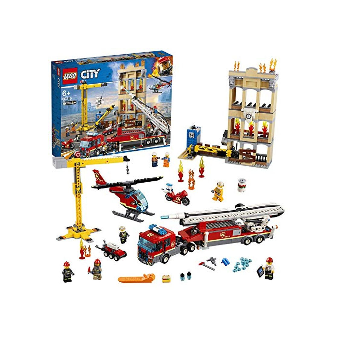 Product LEGO City - Fire Brigada Distrito Centro, Juguete Divertido y Creativo de