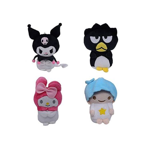 yqs Peluche 10 Cm Kuromi Penguin Melody Anime Peluches De Peluche Colgante Fluffy Chain Doll Adorno Llavero Cartoon Plush