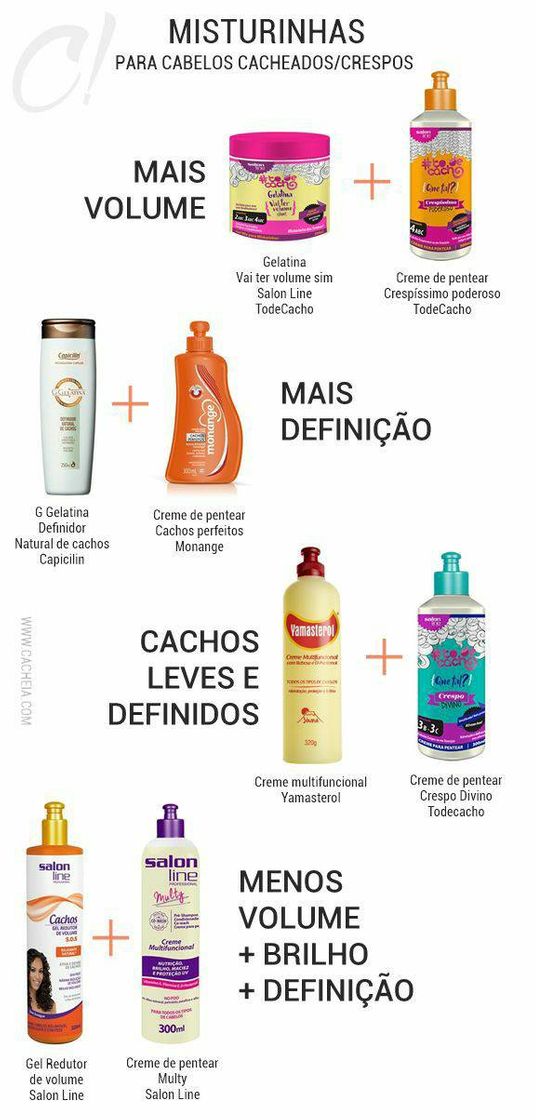 Fashion PRODUTOS PARA CABELOS CACHEADOS