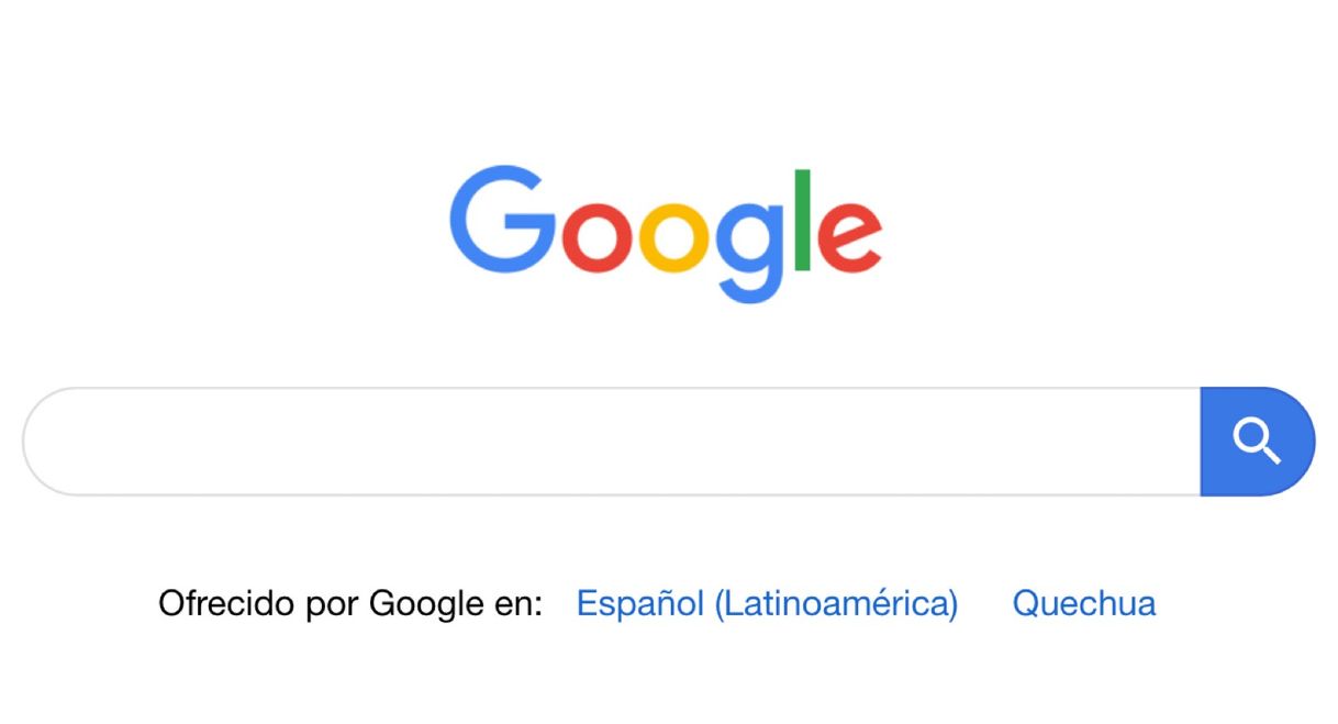 Moda Google., para buscar a nivel global