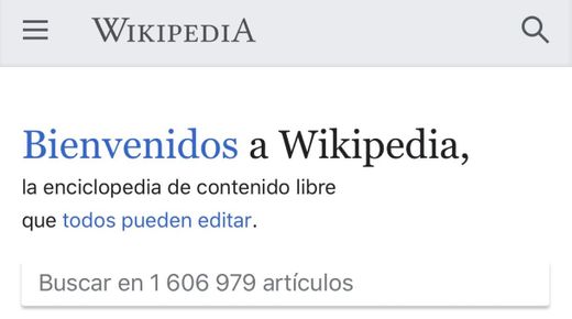 Wikipedia . Excelente