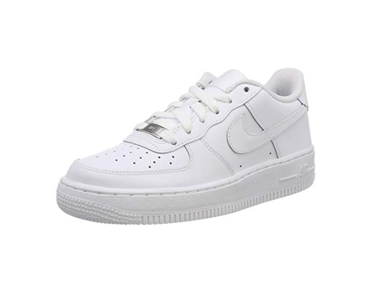 Moda Nike Air Force 1, Zapatillas de Baloncesto Unisex Niños, Blanco (White / White-White)