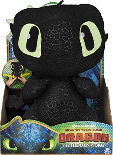 Spin Master Toothless Movie Line Squeeze & Growl-Peluche con Sonido