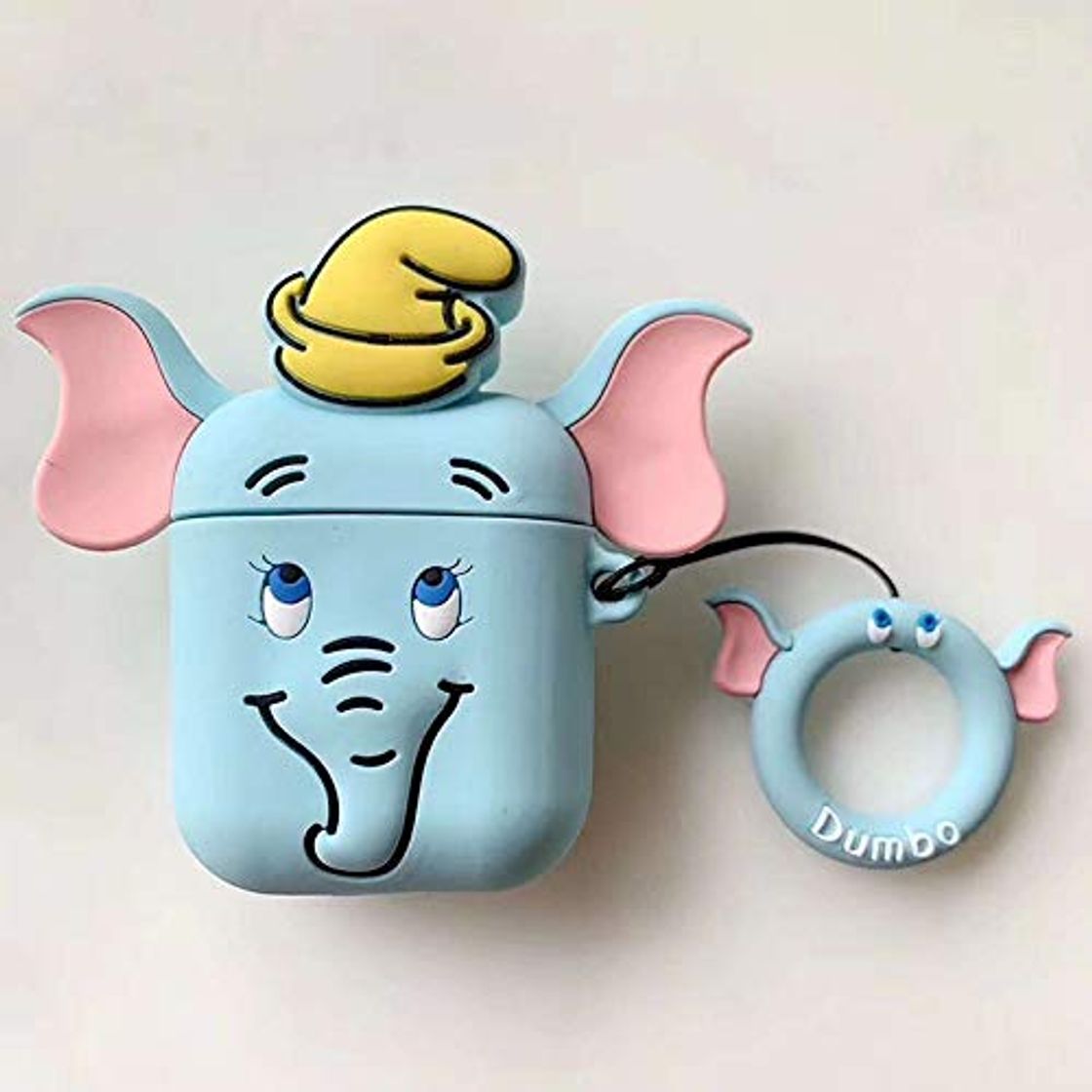 Productos TONVER Cartoon Airpods Case, 3D Cute Cartoon Elephant con patrón de Sombrero