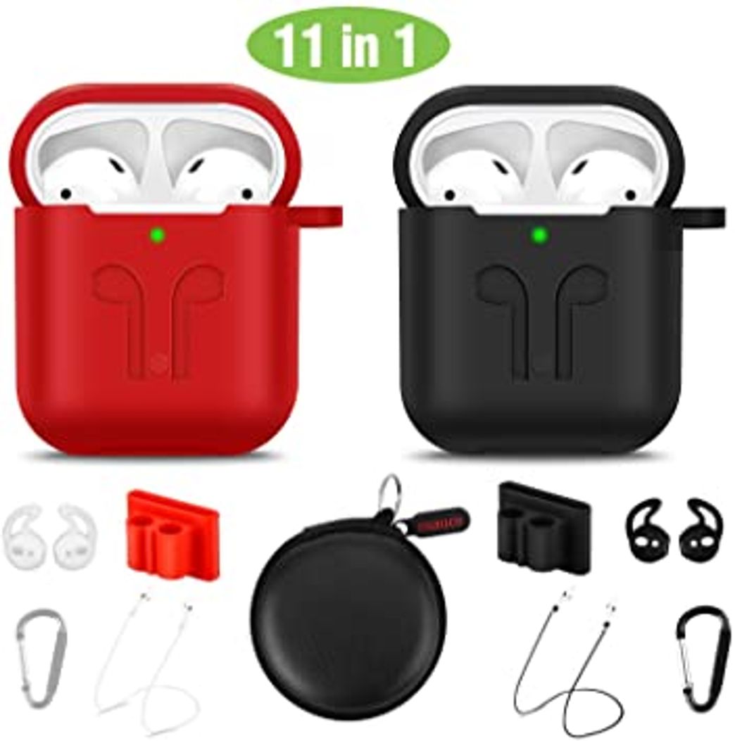 Social Airpods Cubierta Impermeable de Goma silícica