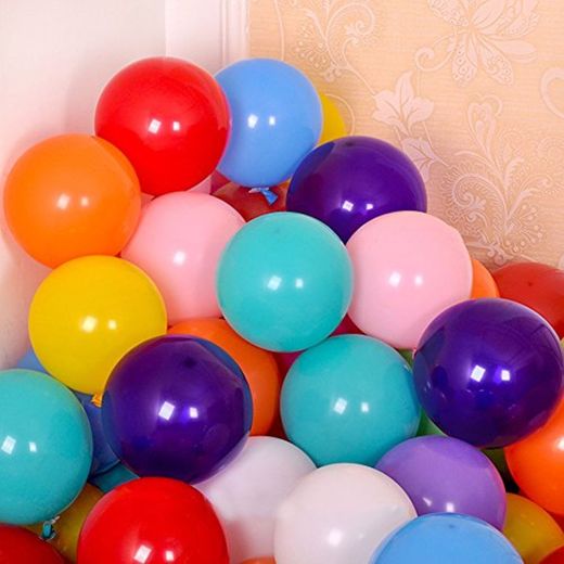 100 globos de colores surtidos de 30