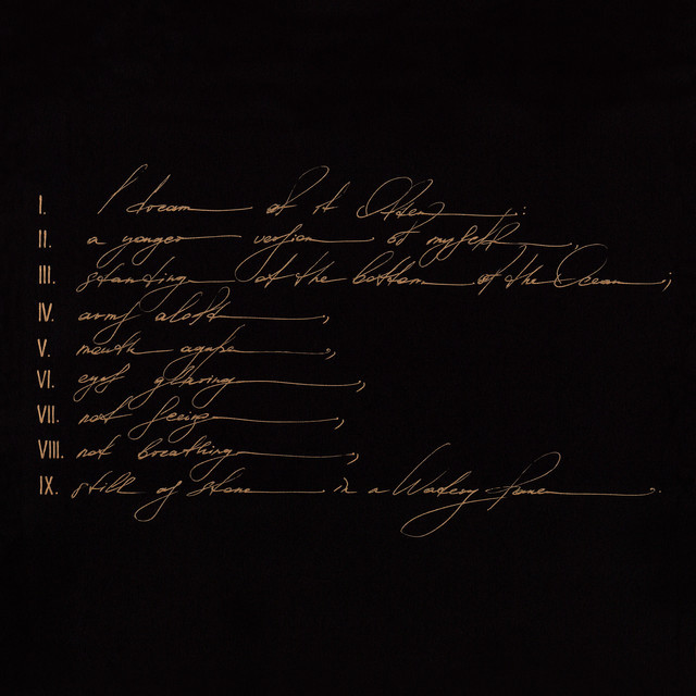 Canción standing at the bottom of the ocean;