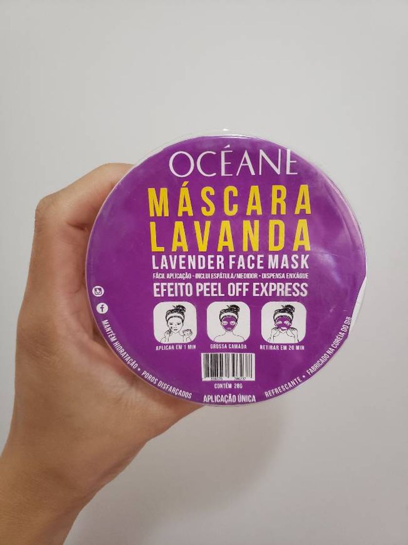 Product ÓCEANE MASCARA FACIAL LAVANDA