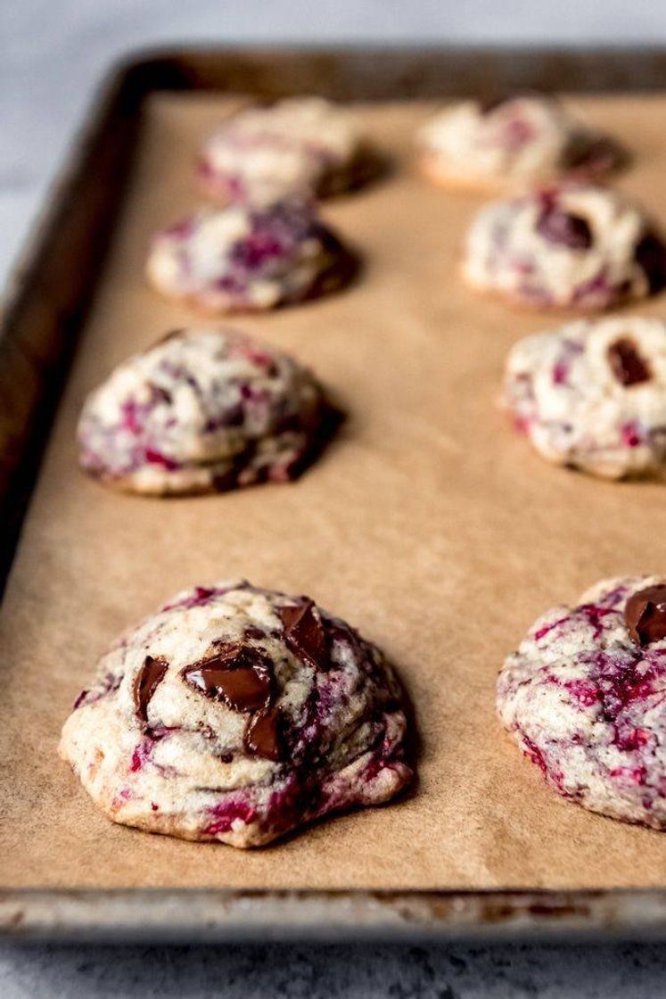 Raspberry cookies